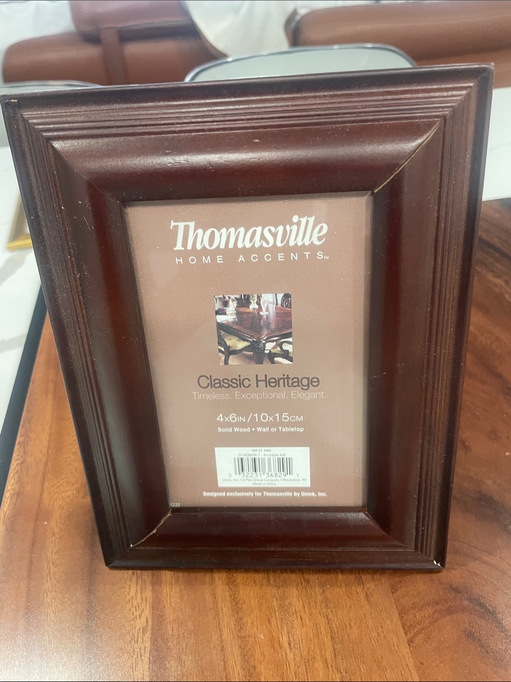 Thomasville Classic Heritage Wood Picture Frame - Dark Brown